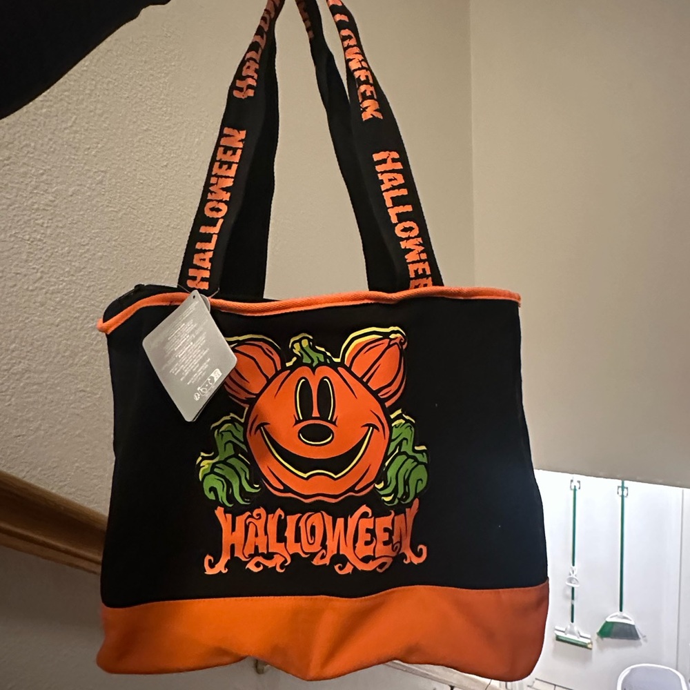 Disney Black and Orange Glow-in-the-Dark Tote - Picture 2 of 5